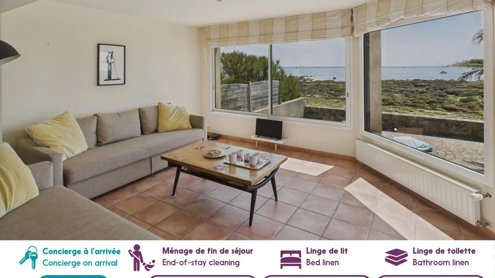 Les Pieds Dans L'Eau Pour 6 A Larvor Villa Loctudy