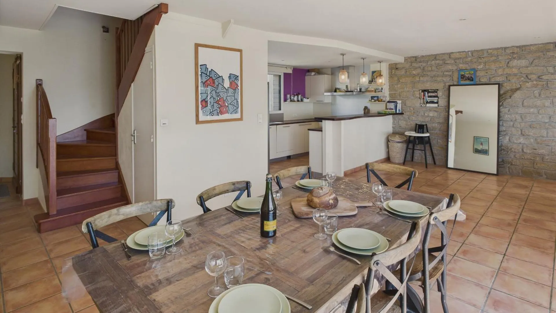 Les Pieds Dans L'Eau Pour 6 A Larvor Villa Loctudy Fransa